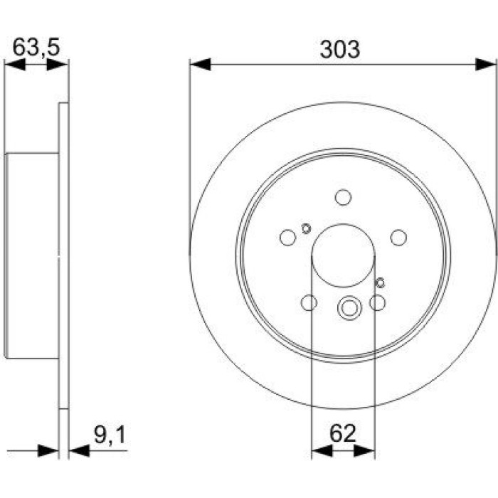 Bosch Bremsscheibe 0 986 479 C02 Bosch Bremsscheibe 0 986 479 C02