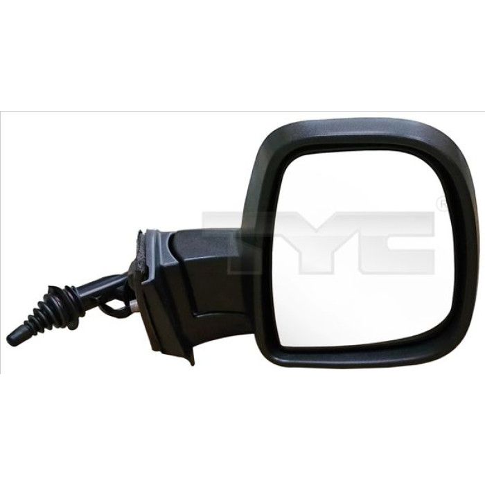 TYC Außenspiegel rechts mechanisch verstellbar mit Seilzug, konvex, mit Temperatursensor 305-0179 OE Nummer 96777548XT - l