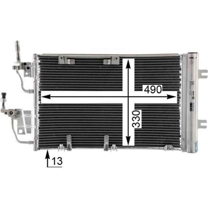 MAHLE Kondensator, Klimaanlage AC 400 000P MAHLE Kondensator, Klimaanlage AC 400 000P