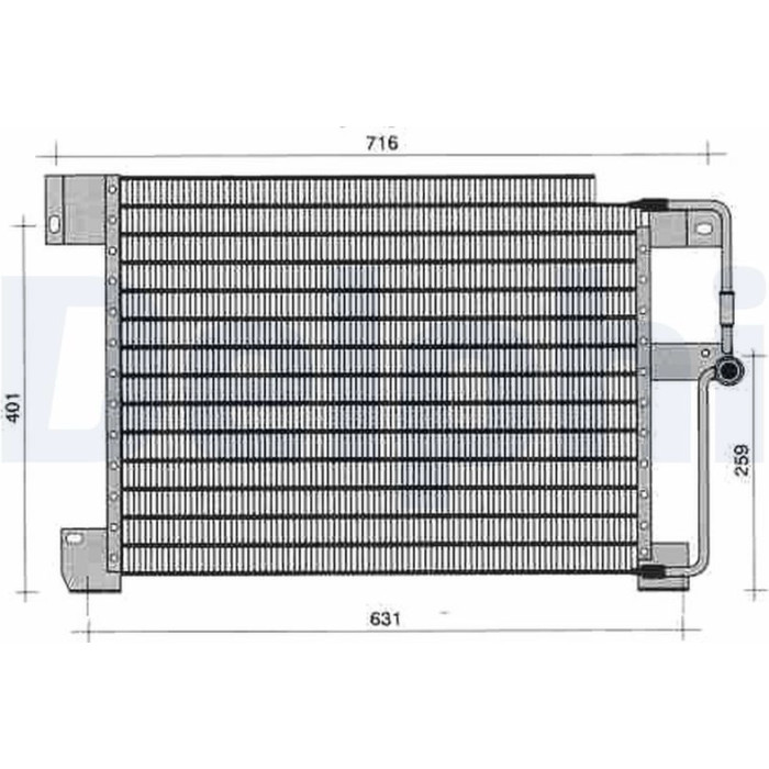 Delphi Klimakondensator TSP0225243