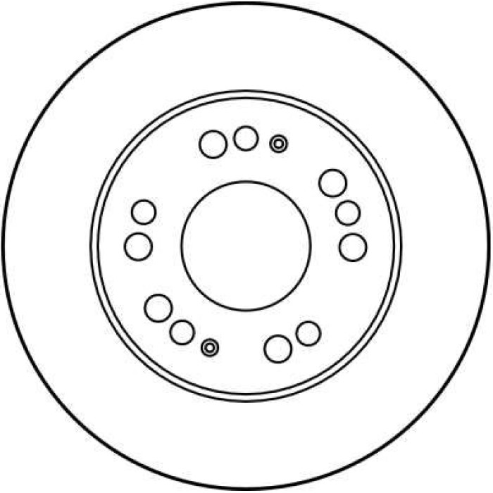 TRW Bremsscheibe DF2718 TRW Bremsscheibe DF2718