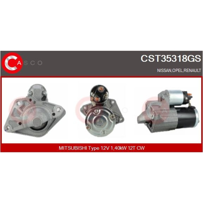 CASCO Anlasser CST35318GS