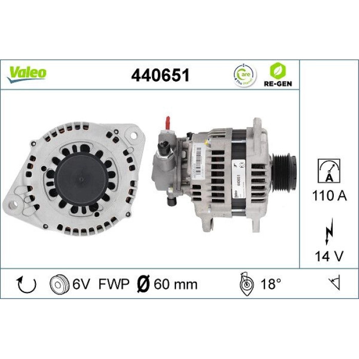 Valeo Lichtmaschine 440651 Valeo Lichtmaschine 440651