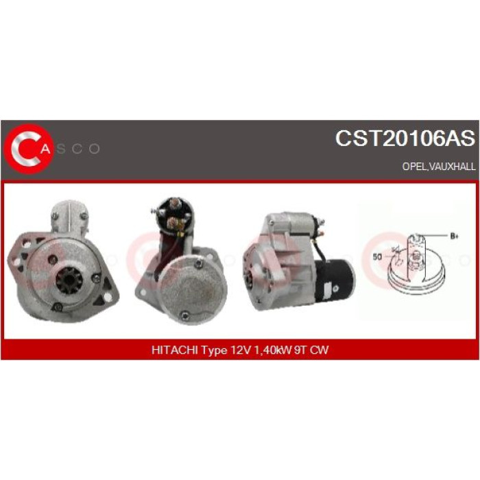 CASCO Anlasser CST20106AS CASCO Anlasser CST20106AS