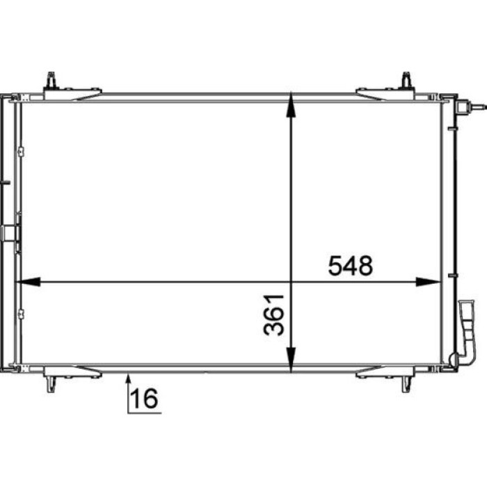 MAHLE Kondensator, Klimaanlage AC 220 000P MAHLE Kondensator, Klimaanlage AC 220 000P