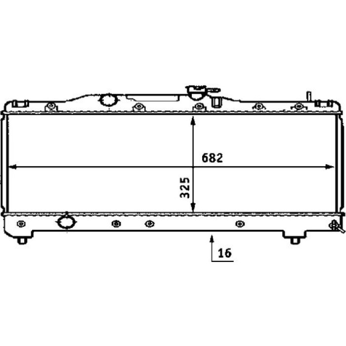 MAHLE Kühler, Motorkühlung CR 533 000S MAHLE Kühler, Motorkühlung CR 533 000S