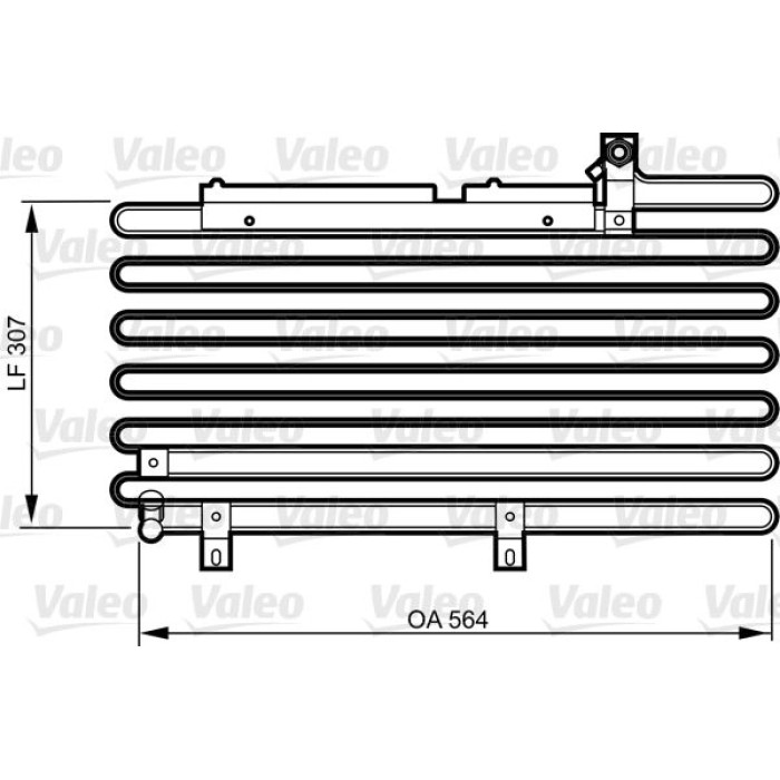 Valeo Klimakondensator 814295 Valeo Klimakondensator 814295