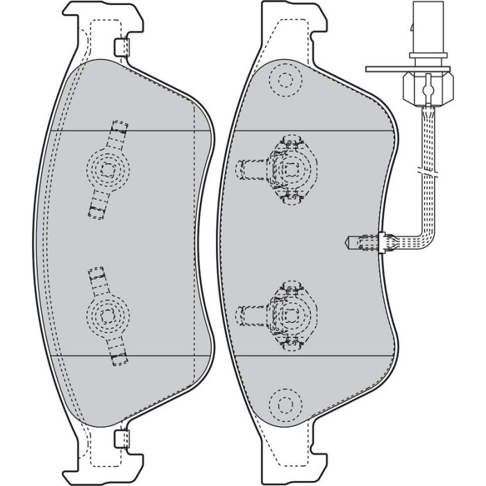 Valeo Bremsbelagsatz 598845 Valeo Bremsbelagsatz 598845