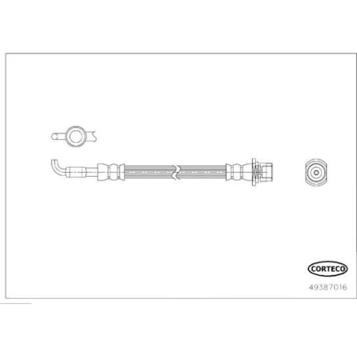 Corteco Bremsschlauch 49387016
