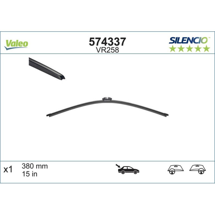 Valeo VM258 Silencio X.TRM Heck 574337 Valeo VM258 Silencio X.TRM Heck 574337