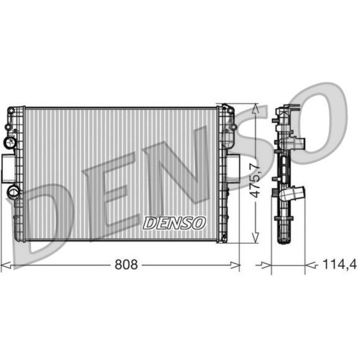 Denso Motorkühler DRM12010 Denso Motorkühler DRM12010
