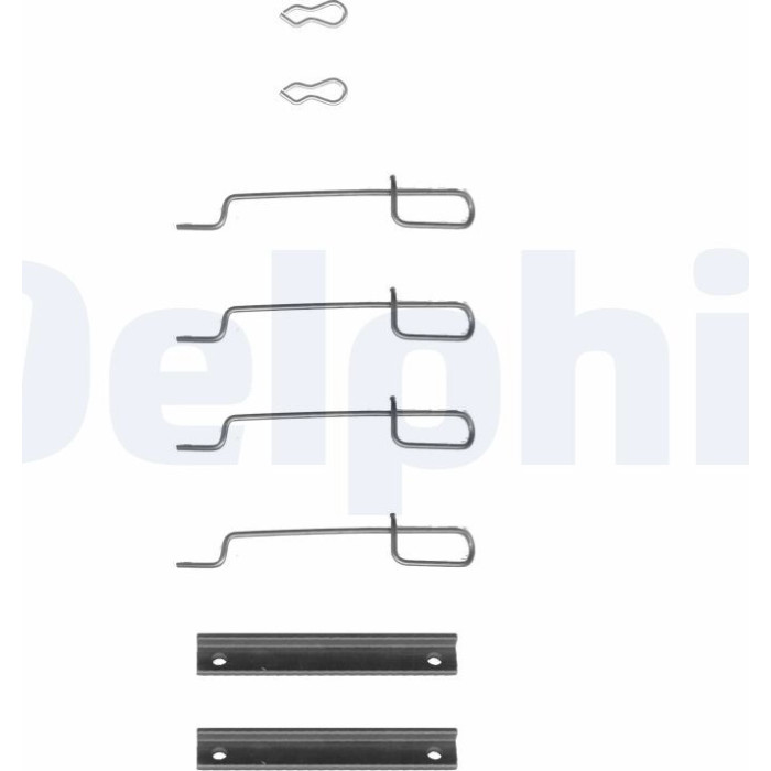 Delphi Bremsbelag-Zubehörsatz LX0044 Delphi Bremsbelag-Zubehörsatz LX0044