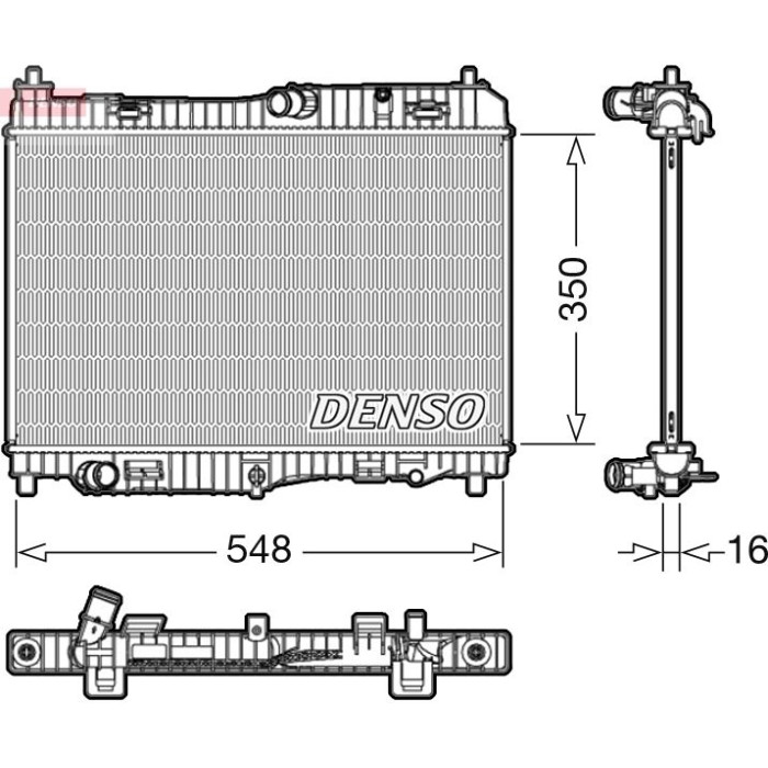 Denso Motorkühler DRM10005 Denso Motorkühler DRM10005
