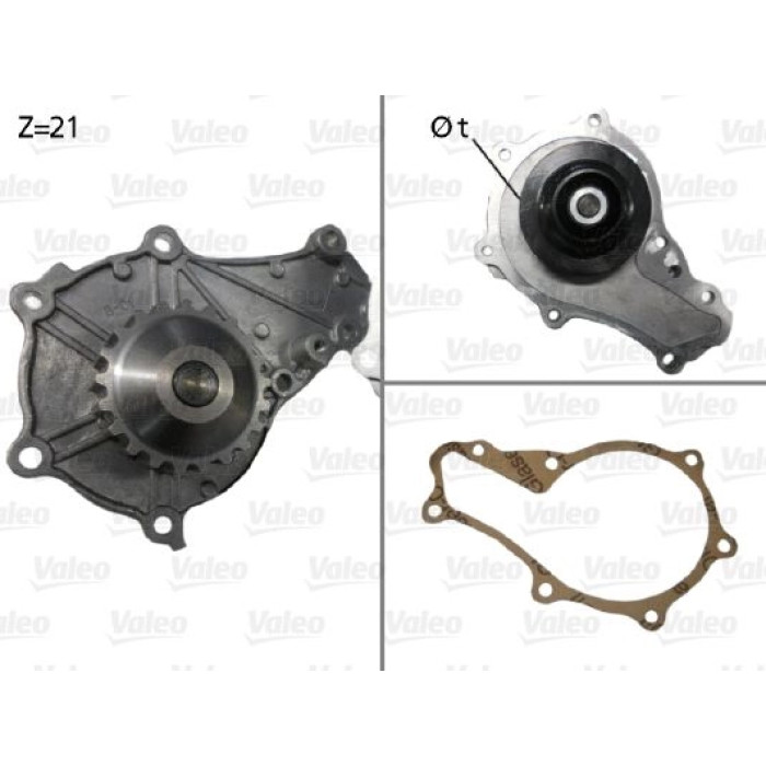 Valeo Wasserpumpe / Kühlmittelpumpe 506714 Valeo Wasserpumpe / Kühlmittelpumpe 506714