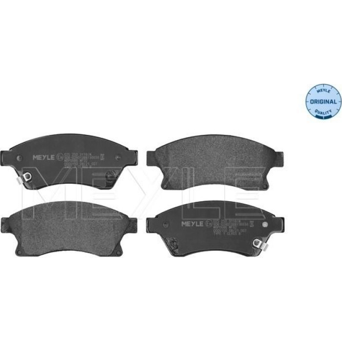 025 250 3118/W MEYLE Bremsbelagsatz Opel Astra J 09- Mit Sensor 025 250 3118/W MEYLE Bremsbelagsatz Opel Astra J 09- Mit Sensor