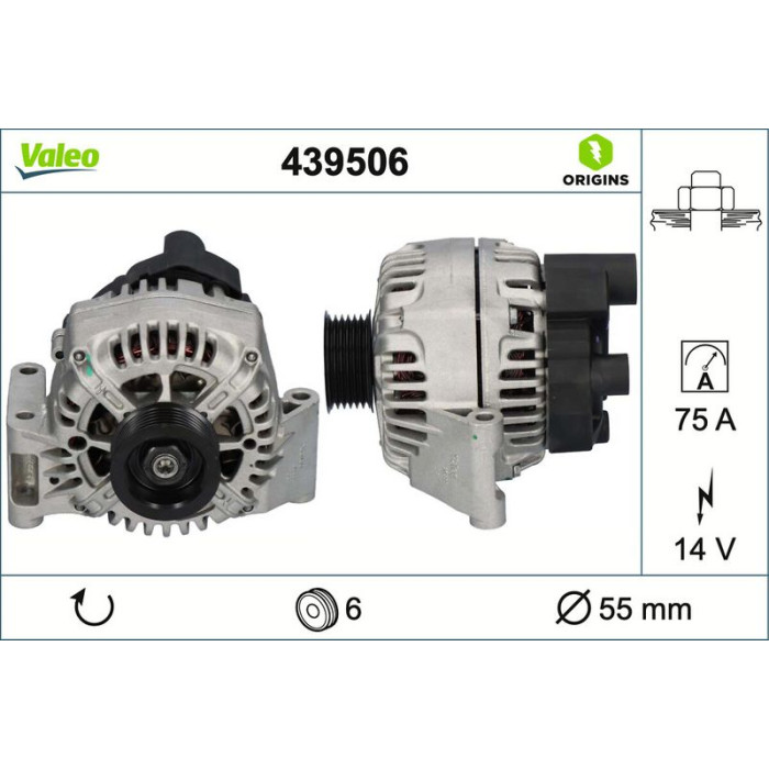 Valeo Lichtmaschine 439506 Valeo Lichtmaschine 439506