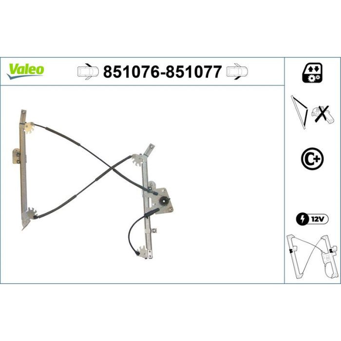 VALEO 851077 Fensterheber VALEO 851077 Fensterheber