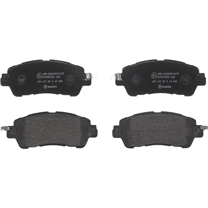 BREMBO Bremsklötze VA P 49 055 BREMBO Bremsklötze VA P 49 055