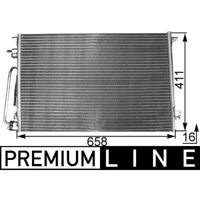 MAHLE Kondensator, Klimaanlage AC 295 000P MAHLE Kondensator, Klimaanlage AC 295 000P