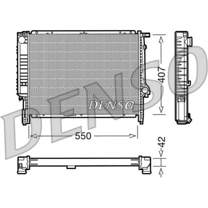 Denso Motorkühler DRM05039 Denso Motorkühler DRM05039
