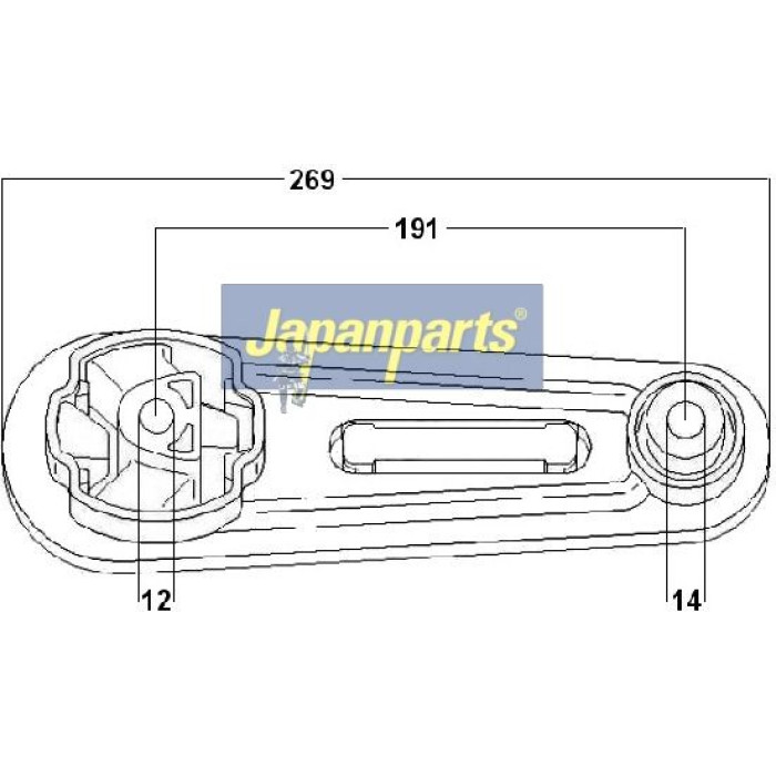 Japanparts Motoraufhängung RU-195 Japanparts Motoraufhängung RU-195