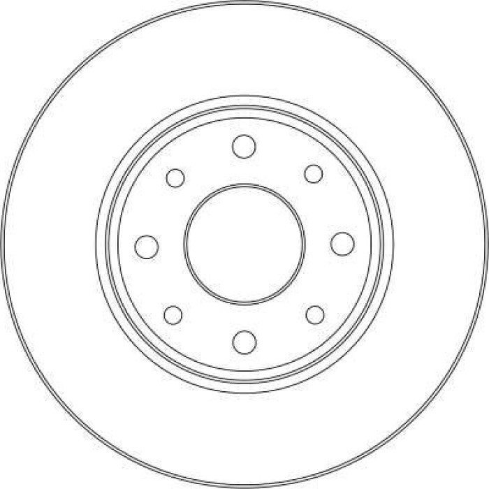 TRW Bremsscheibe Toyota Corolla 1.4-1.8 02-07 DF4379 TRW Bremsscheibe Toyota Corolla 1.4-1.8 02-07 DF4379