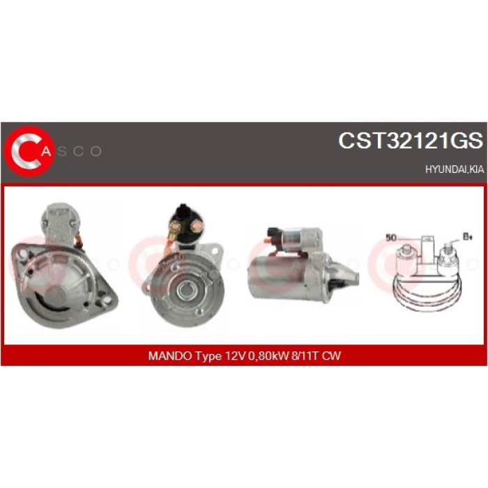 CASCO Anlasser CST32121GS CASCO Anlasser CST32121GS