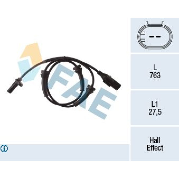 FAE Sensor, Raddrehzahl 78299 FAE Sensor, Raddrehzahl 78299
