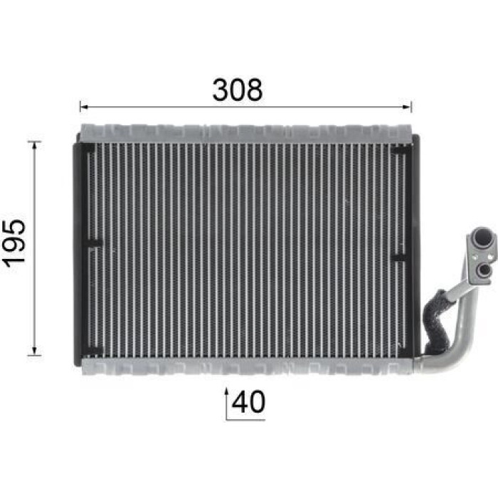 MAHLE Verdampfer, Klimaanlage AE 91 000P MAHLE Verdampfer, Klimaanlage AE 91 000P