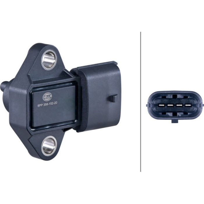 Sensor, Saugrohrdruck 6PP 358 152-201 Sensor, Saugrohrdruck 6PP 358 152-201