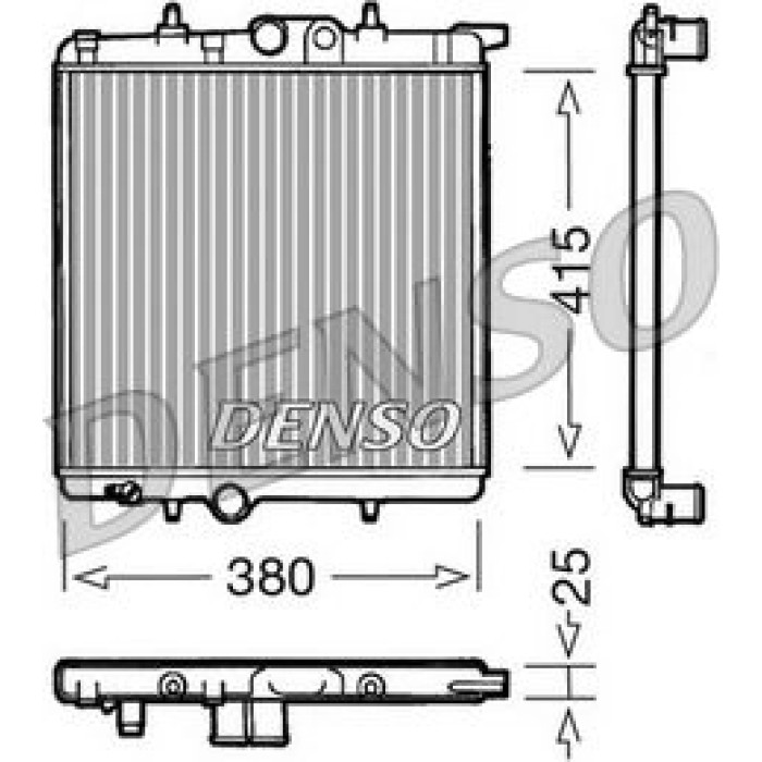 Denso Motorkühler DRM21020 Denso Motorkühler DRM21020