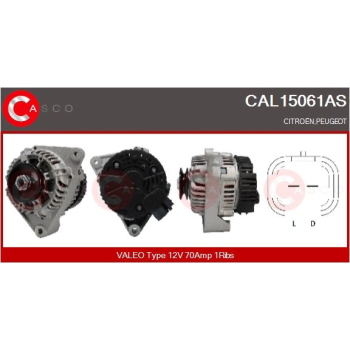 CASCO Generator CAL15061AS CASCO Generator CAL15061AS