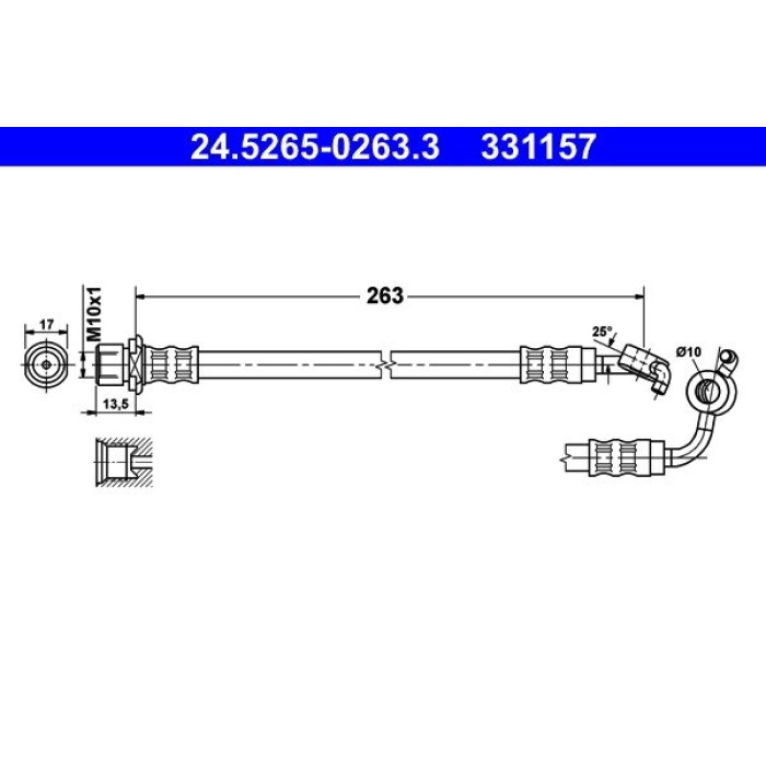 ATE Bremsschlauch 24.5265-0263.3