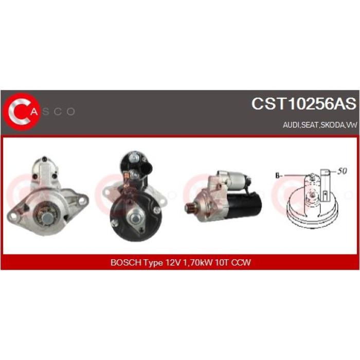 CASCO Anlasser CST10256AS