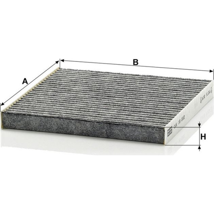 MANN-FILTER Innenraumfilter Aktivkohle CUK 18 002 MANN-FILTER Innenraumfilter Aktivkohle CUK 18 002