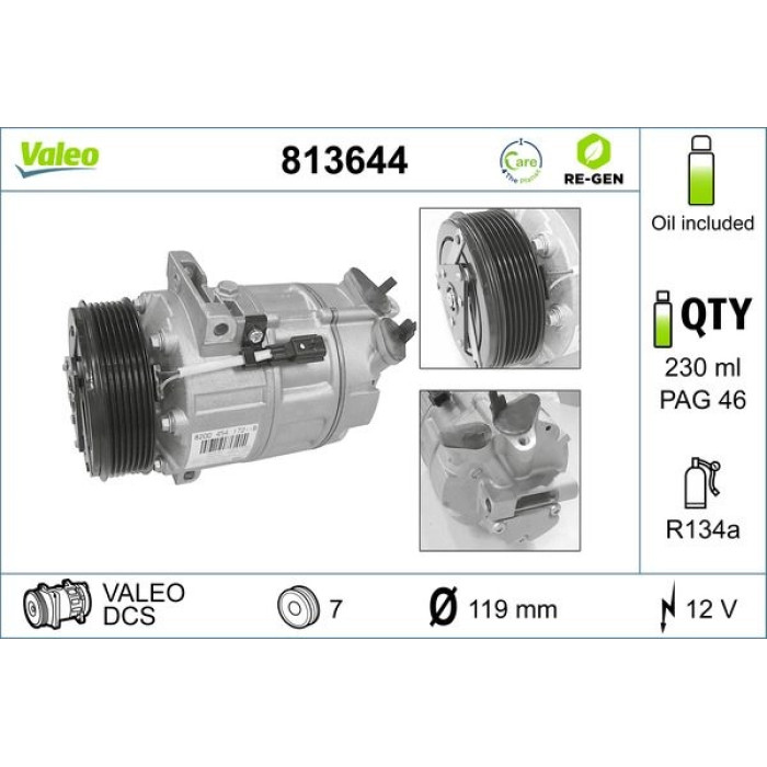 Valeo Klimakompressor 813644 Valeo Klimakompressor 813644