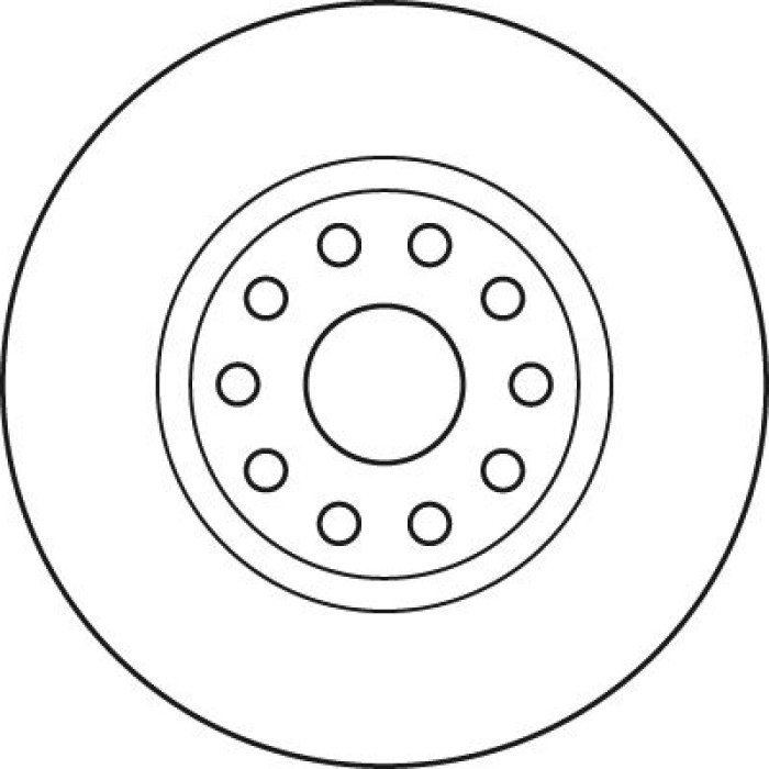TRW Bremsscheibe DF2760 TRW Bremsscheibe DF2760