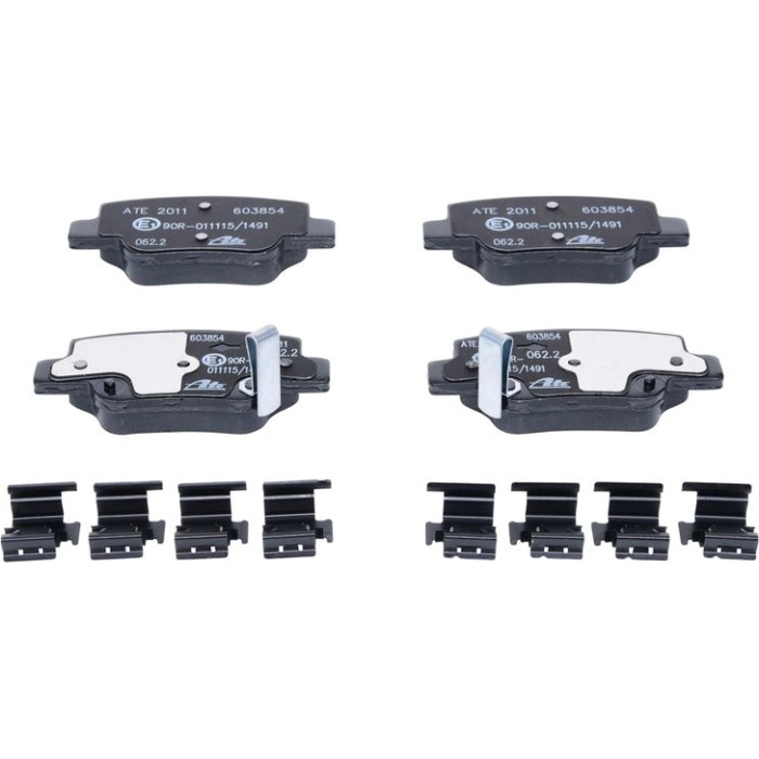 ATE Bremsbelagsatz Toyota Hinterachse Verso 1.6-2.2 D-4D 09 13.0460-3854.2 ATE Bremsbelagsatz Toyota Hinterachse Verso 1.6-2.2 D-4D 09 13.0460-3854.2
