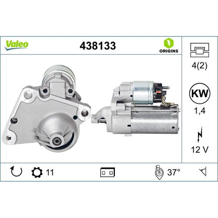 Valeo Anlasser 438133 Valeo Anlasser 438133