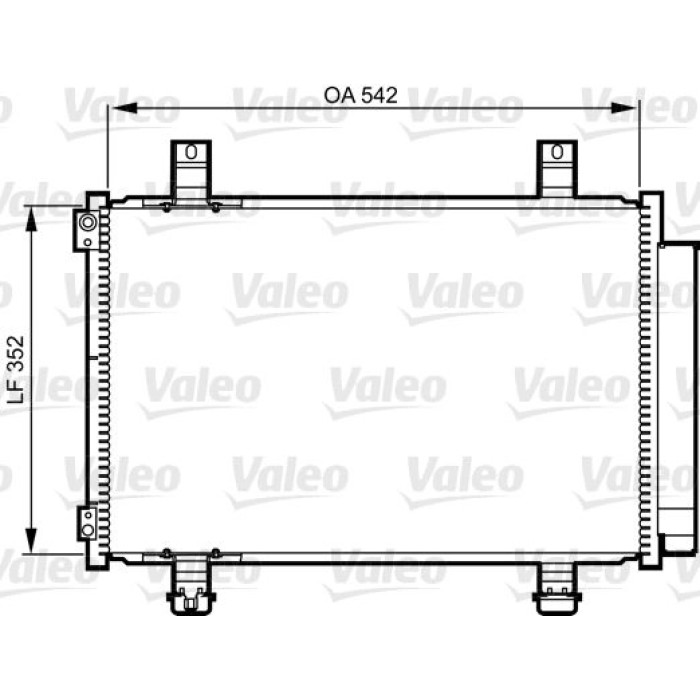 Valeo Klimakondensator 814219