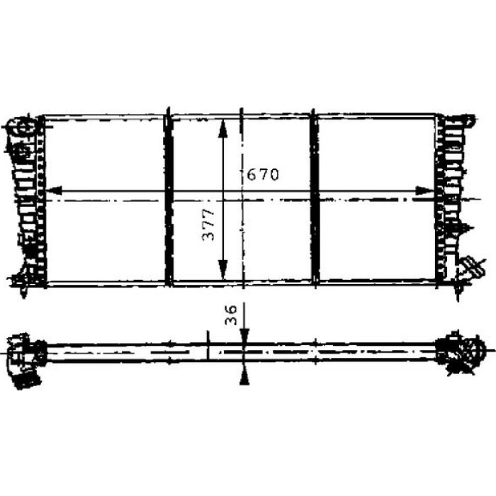MAHLE Kühler, Motorkühlung CR 471 000S
