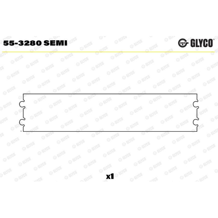GLYCO Lagerbuchse, Pleuel 55-3280 SEMI