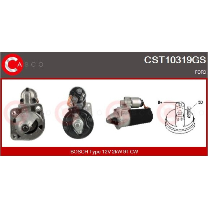 CASCO Anlasser CST10319GS CASCO Anlasser CST10319GS