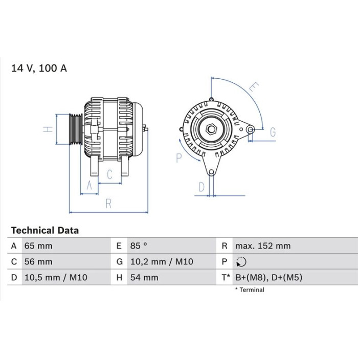 0 986 047 270 Bosch Lichtmaschine 0 986 047 270 0 986 047 270 Bosch Lichtmaschine 0 986 047 270