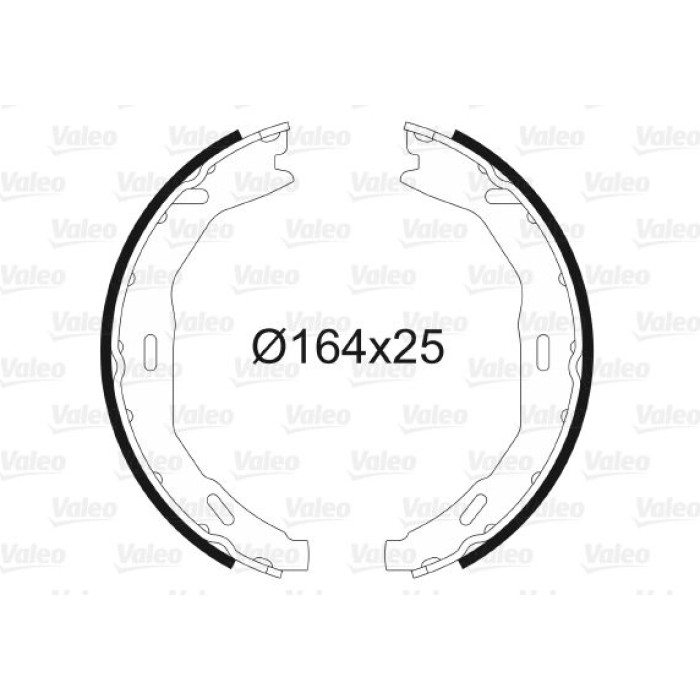 Valeo Bremsbacken 564136 Valeo Bremsbacken 564136