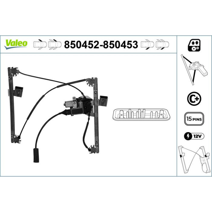 VALEO 850452 Fensterheber VALEO 850452 Fensterheber