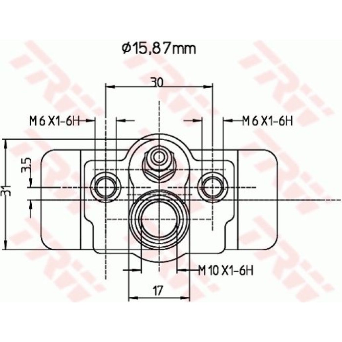 TRW Radbremszylinder BWB174 TRW Radbremszylinder BWB174