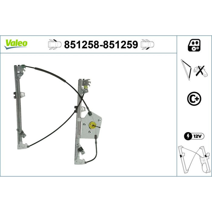 Valeo Fensterheber 851258 Valeo Fensterheber 851258