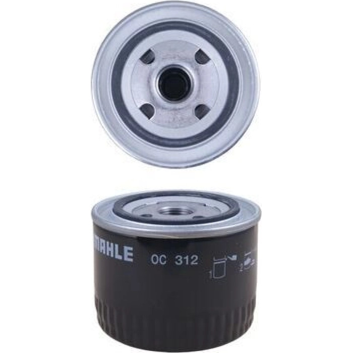 OC 312 MAHLE Ölfilter OC 312, Anschraubfilter, Höhe 81 mm – u. a. für Rover 25 I Schrägheck (RF), 45 I (RT), 45 I Stufenheck (RT) – OE Nummer ERR5542 - l OC 312 MAHLE Ölfilter OC 312, Anschraubfilter, Höhe 81 mm – u. a. für Rover 25 I Schrägheck (RF), 45 I (RT), 45 I Stufenheck (RT) – OE Nummer ERR5542 - l