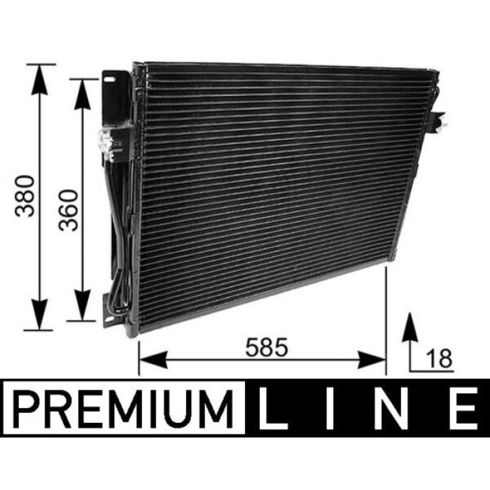 MAHLE Kondensator, Klimaanlage AC 173 000P MAHLE Kondensator, Klimaanlage AC 173 000P